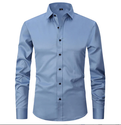 Sleek Men's Dress Shirt | Slim Fit, Versatile Style 11