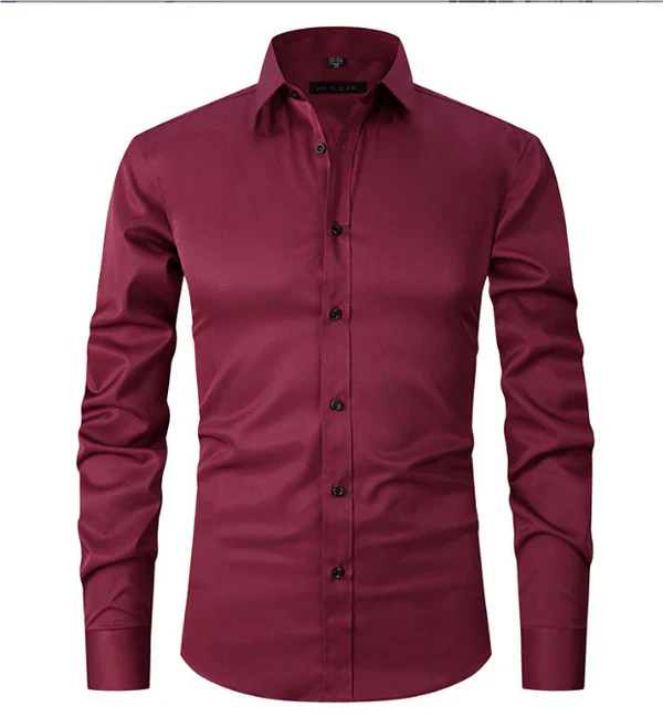 Sleek Men's Dress Shirt | Slim Fit, Versatile Style 4