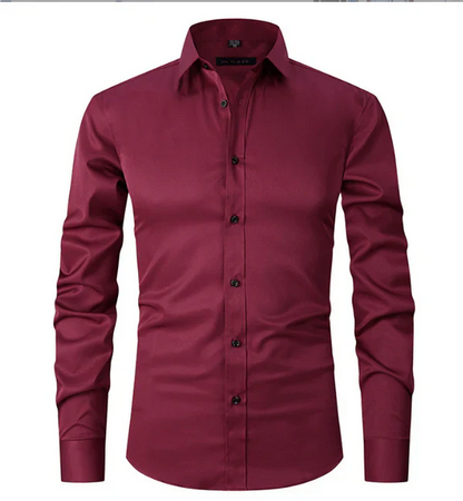 Sleek Men's Dress Shirt | Slim Fit, Versatile Style 4