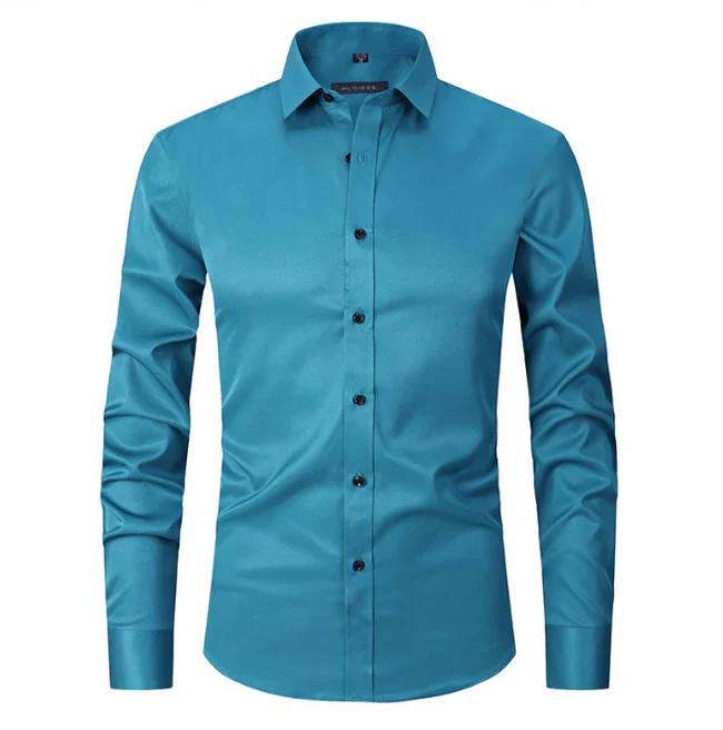Sleek Men's Dress Shirt | Slim Fit, Versatile Style 7