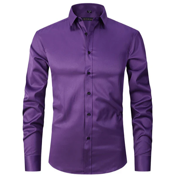 Sleek Men's Dress Shirt | Slim Fit, Versatile Style 8