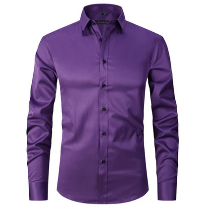 Sleek Men's Dress Shirt | Slim Fit, Versatile Style 8