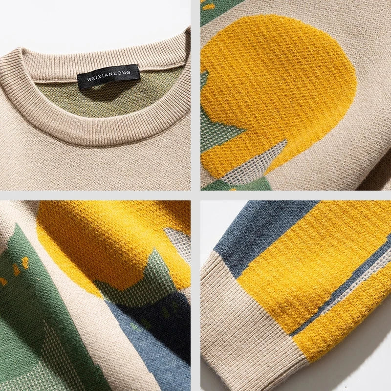 Sleek Men's Pullover | Soft Fabric, Cozy Oversized Fit 2