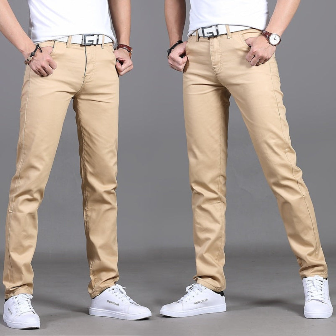 Sleek Men's Trousers | Slim Fit, Versatile Style 4