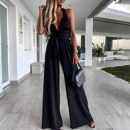 Sleek Women's Jumpsuit | V-Neck, Versatile Summer Style 1