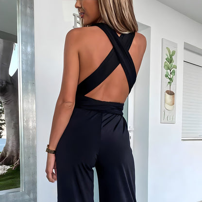 Sleek Women's Jumpsuit | V-Neck, Versatile Summer Style 5