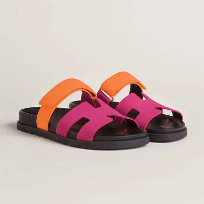 Sleek Women's Slippers | Genuine Leather, Modern Cut-Out Strap 10