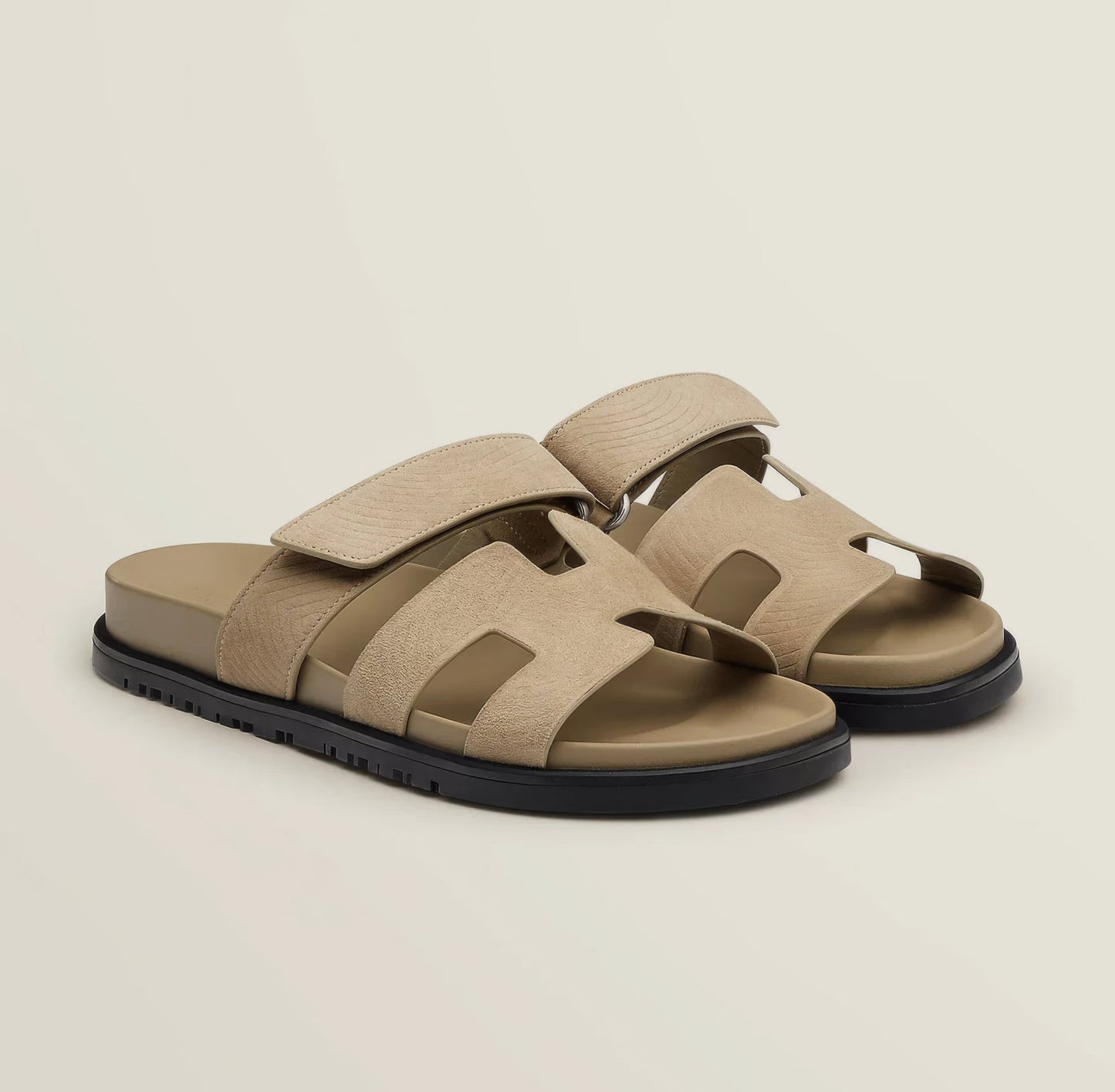 Sleek Women's Slippers | Genuine Leather, Modern Cut-Out Strap 11