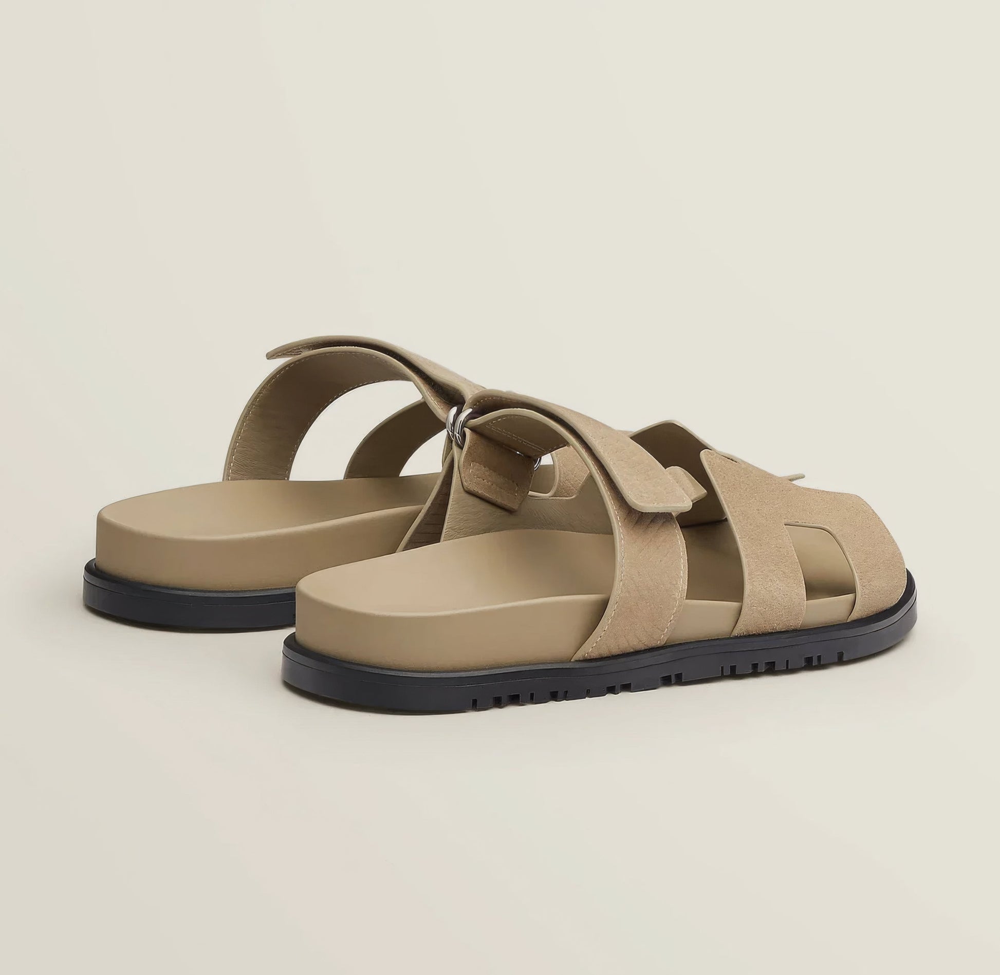Sleek Women's Slippers | Genuine Leather, Modern Cut-Out Strap 2