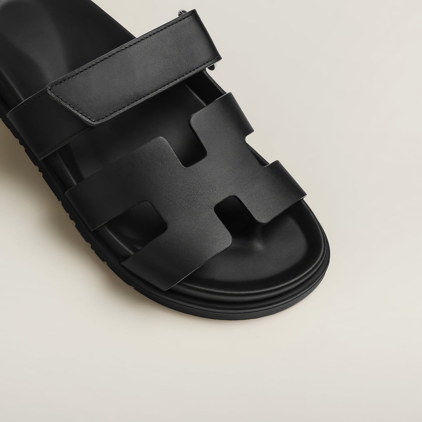 Sleek Women's Slippers | Genuine Leather, Modern Cut-Out Strap 3