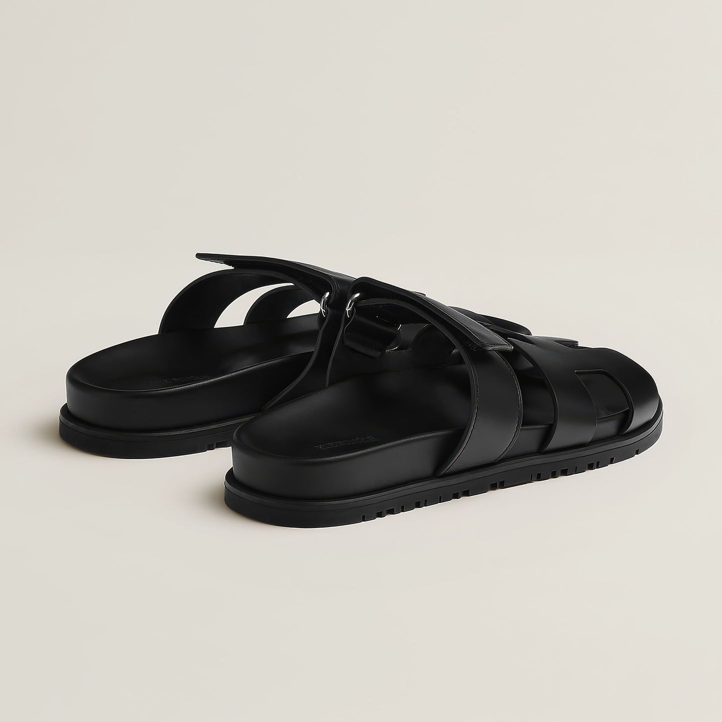 Sleek Women's Slippers | Genuine Leather, Modern Cut-Out Strap 5