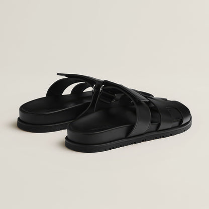 Sleek Women's Slippers | Genuine Leather, Modern Cut-Out Strap 5