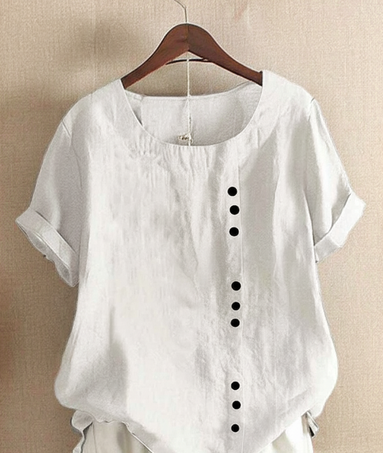 Sleek Women's Summer Blouse | Classic Crew Neck 3