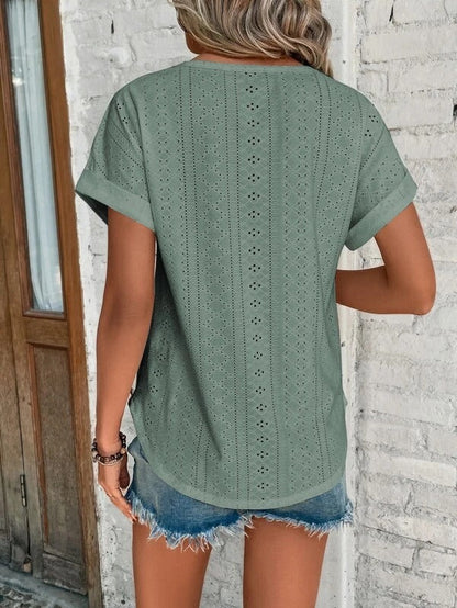 Sleek Women's Summer Blouse | Effortless Style 2