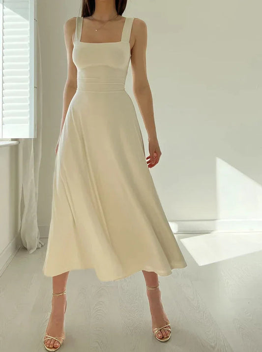 Sleek Women's Summer Dress | Airy Sleeveless Maxi for Versatile Styling 0