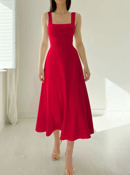 Sleek Women's Summer Dress | Airy Sleeveless Maxi for Versatile Styling 1