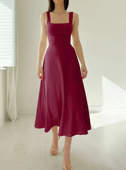 Sleek Women's Summer Dress | Airy Sleeveless Maxi for Versatile Styling 2