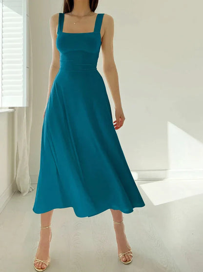 Sleek Women's Summer Dress | Airy Sleeveless Maxi for Versatile Styling 3