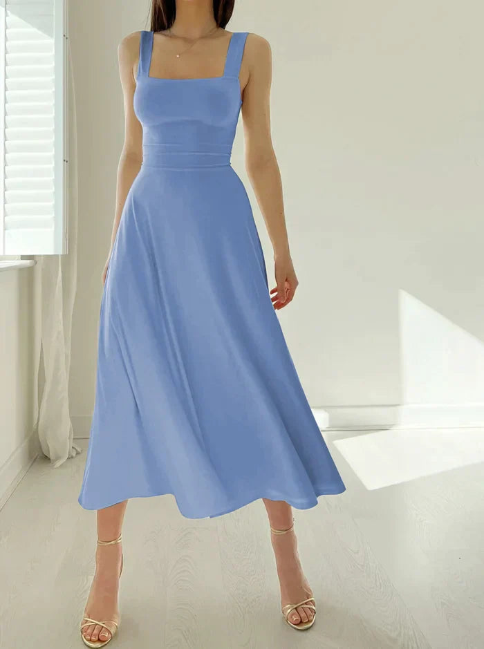 Sleek Women's Summer Dress | Airy Sleeveless Maxi for Versatile Styling 4