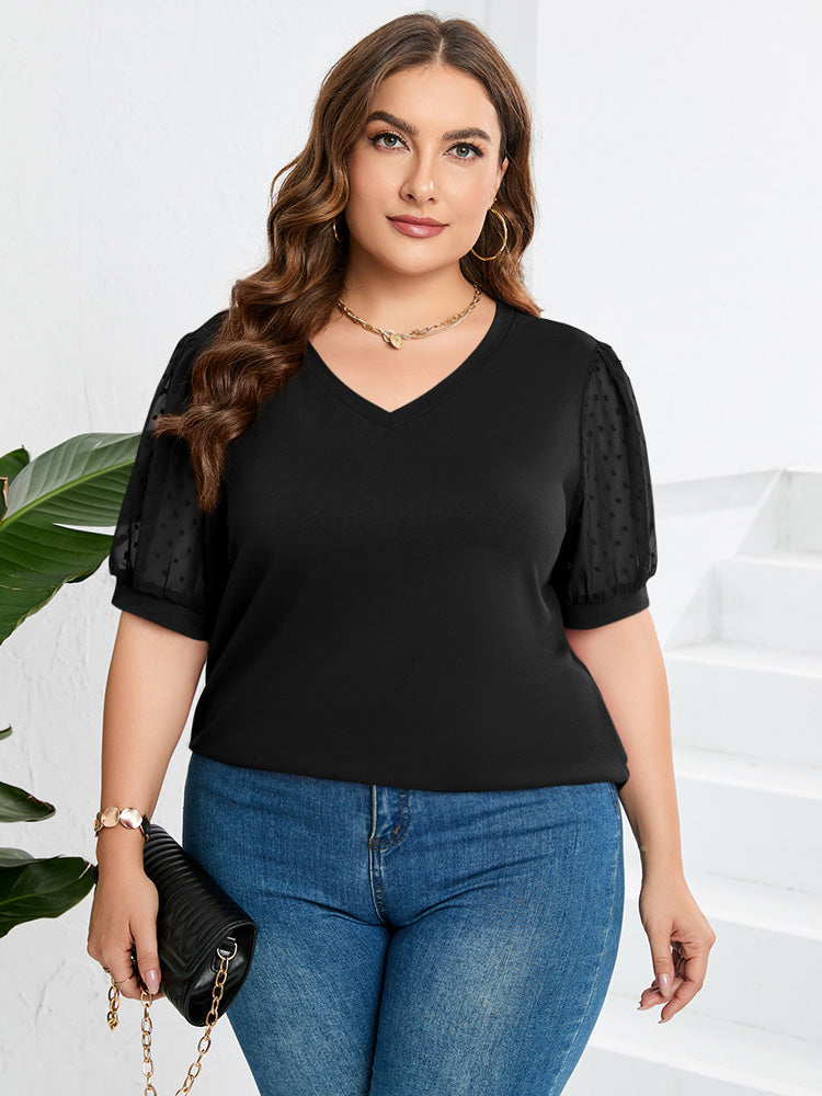 Sleek Women's V-Neck Top | Effortless Style 2
