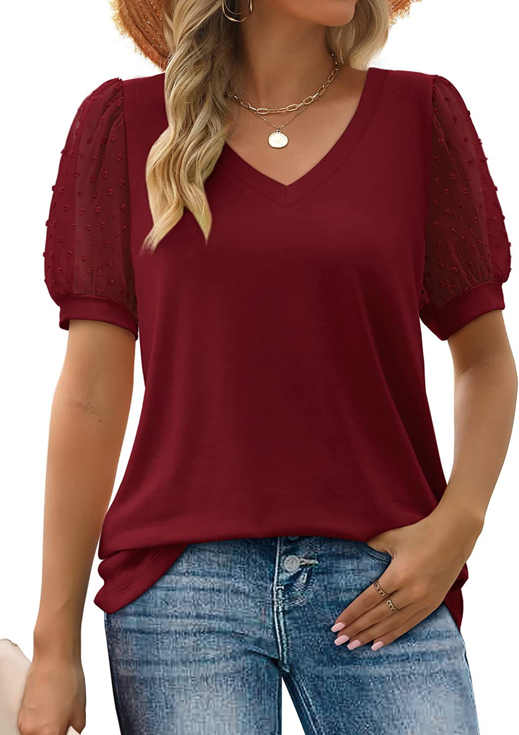 Sleek Women's V-Neck Top | Effortless Style 7