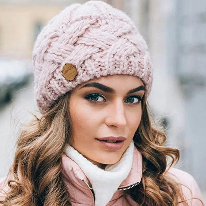 Sofia Womens Beanie - Cozy Knit Fabric, Elegant Winter Hat for Women - 2