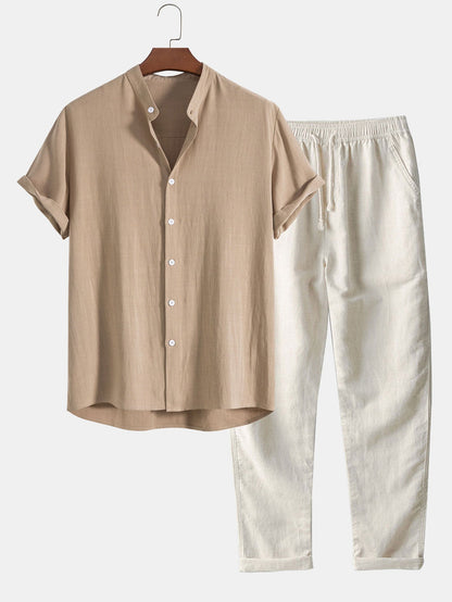 Soleil Men's Shirt and Pants Set | Comfortable Casual Ensemble 10