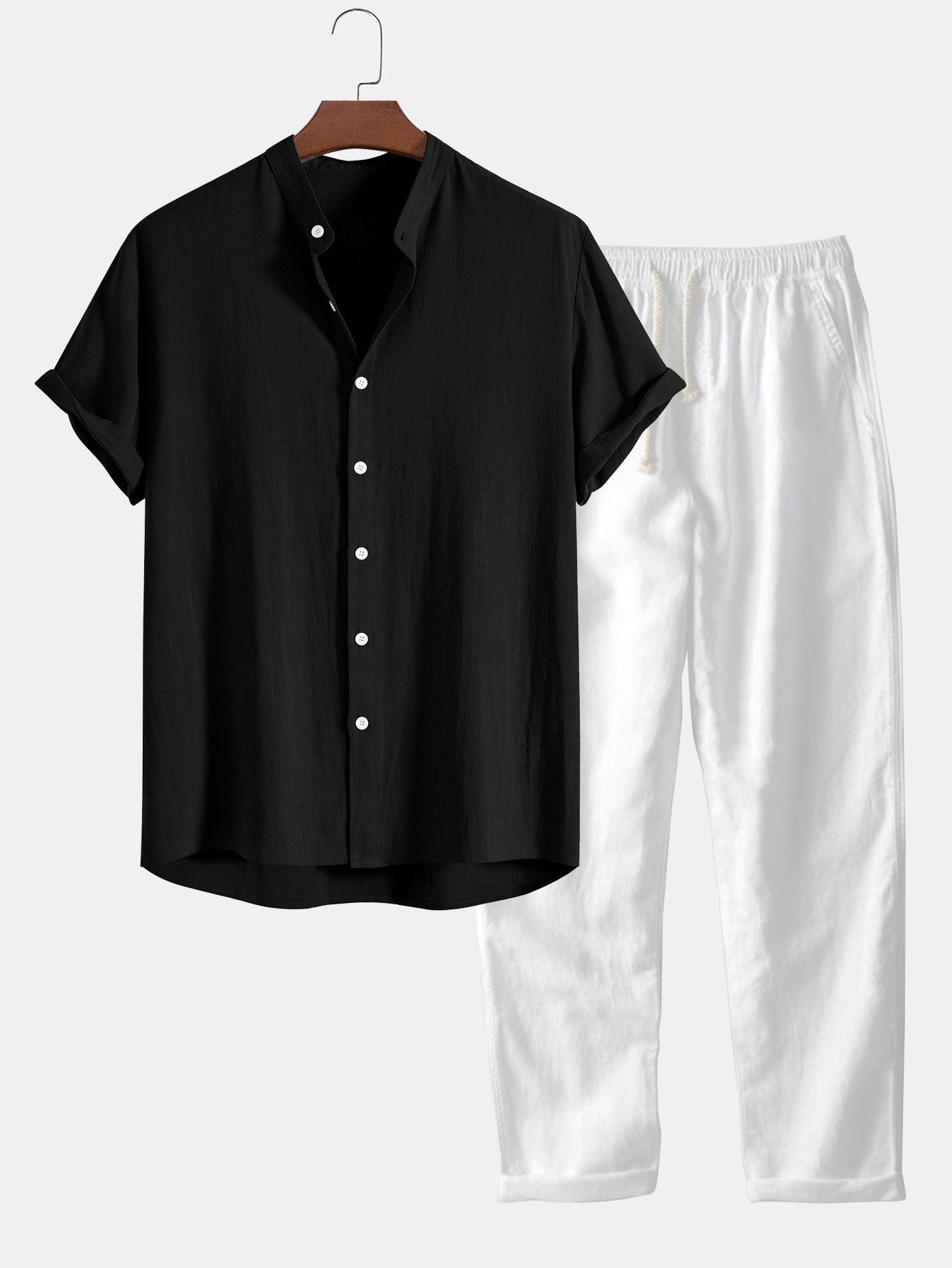 Soleil Men's Shirt and Pants Set | Comfortable Casual Ensemble 11