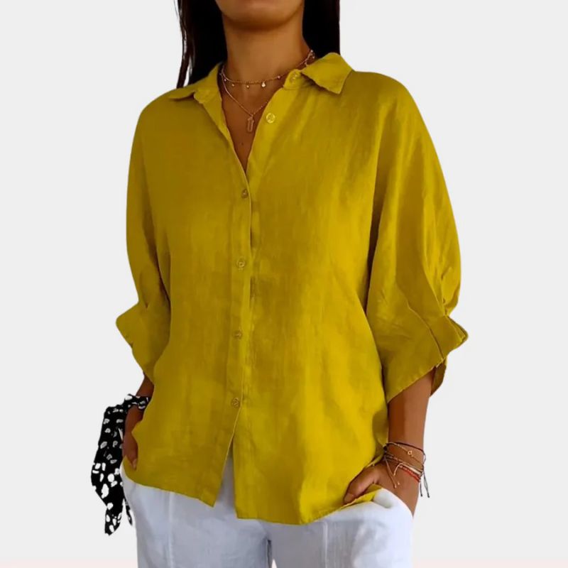 Soleil Women's Shirt | Lightweight, Casual Summer Blouse 10