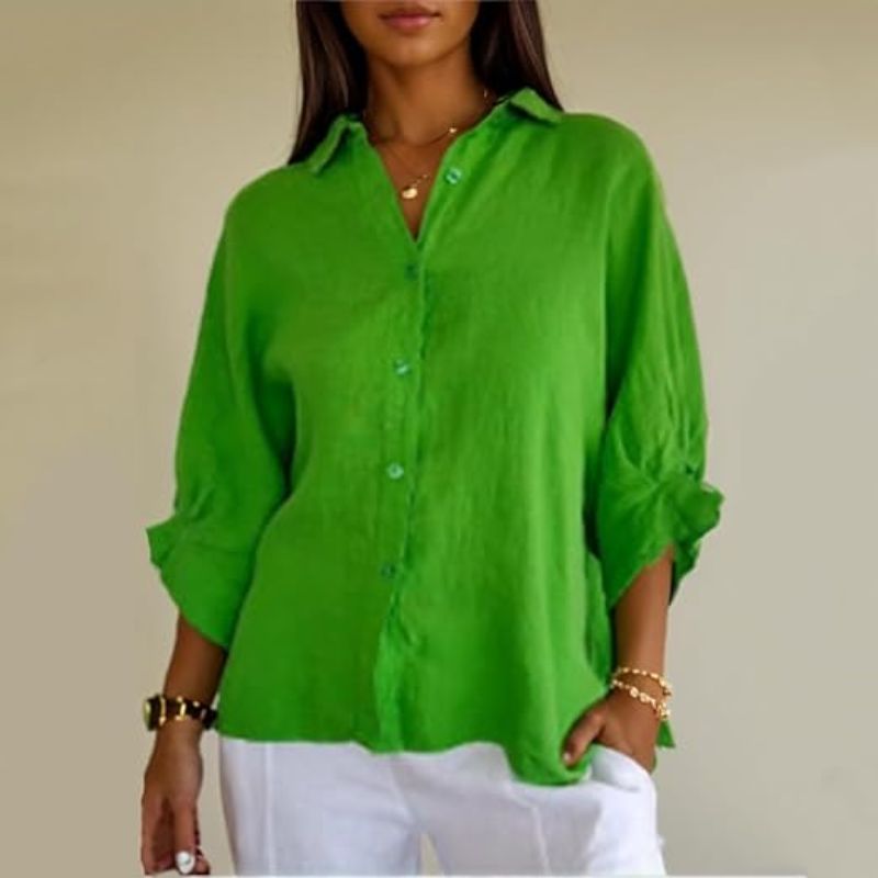 Soleil Women's Shirt | Lightweight, Casual Summer Blouse 11