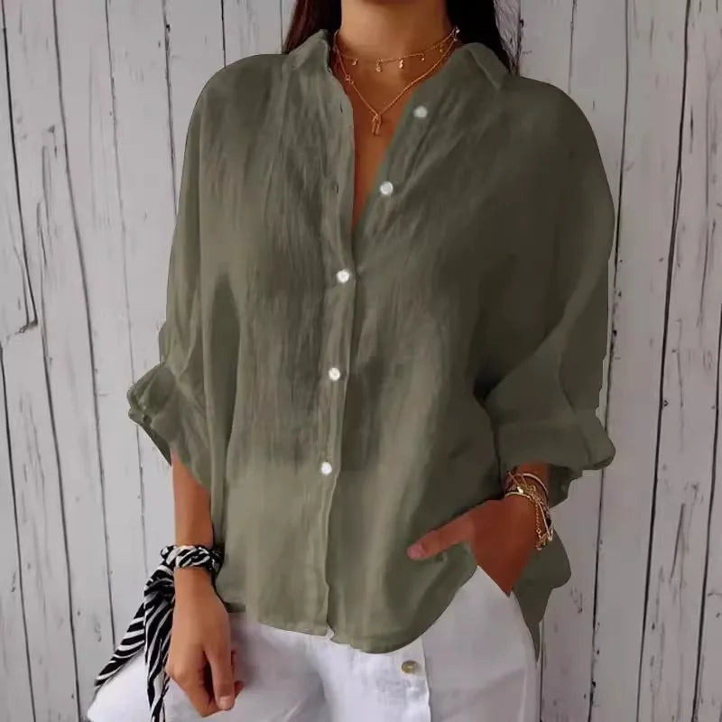Soleil Women's Shirt | Lightweight, Casual Summer Blouse 2