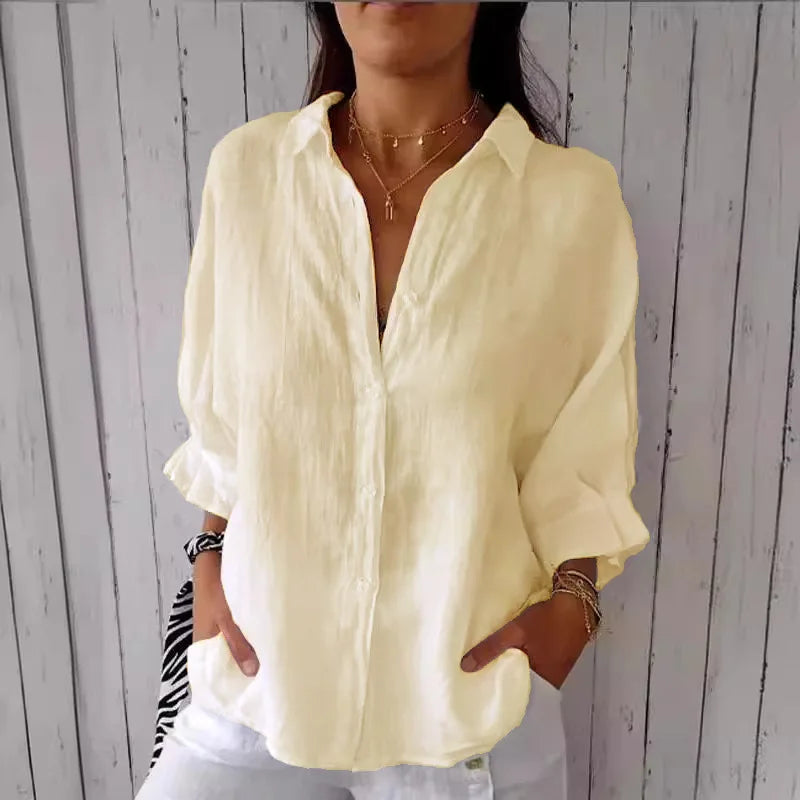 Soleil Women's Shirt | Lightweight, Casual Summer Blouse 3