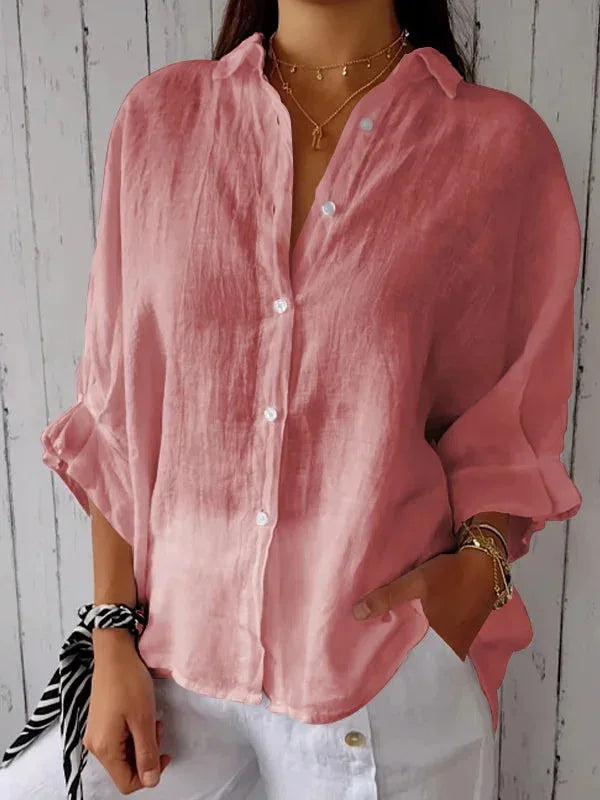 Soleil Women's Shirt | Lightweight, Casual Summer Blouse 4