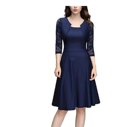 Sophie Women's Black Dress | Timeless Elegance, Flattering Fit 2