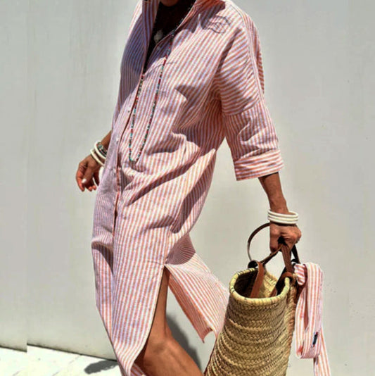 Sophie Women's Maxi Dress | Timeless Striped Design, Versatile & Flattering 0