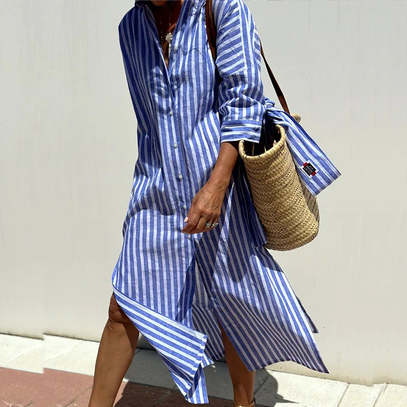 Sophie Women's Maxi Dress | Timeless Striped Design, Versatile & Flattering 1