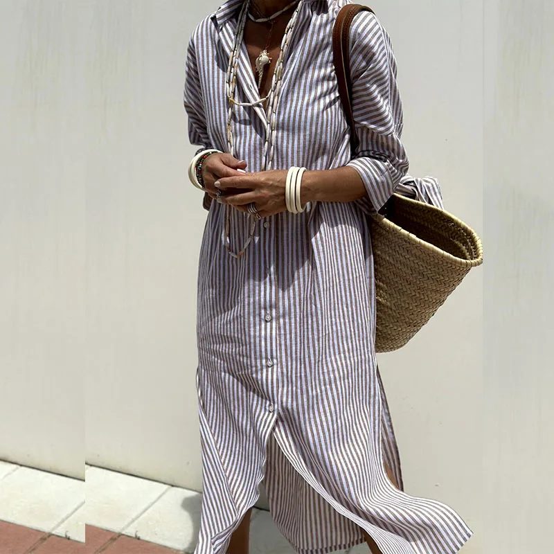 Sophie Women's Maxi Dress | Timeless Striped Design, Versatile & Flattering 3