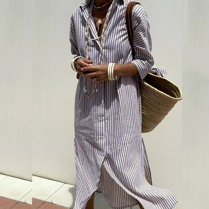 Sophie Women's Maxi Dress | Timeless Striped Design, Versatile & Flattering 3
