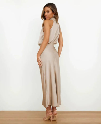 Sophie Women's Midi Dress | Cotton Blend, Elegant 2