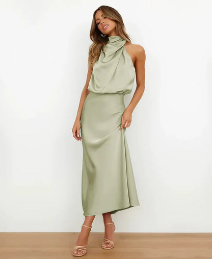 Sophie Women's Midi Dress | Cotton Blend, Elegant 6