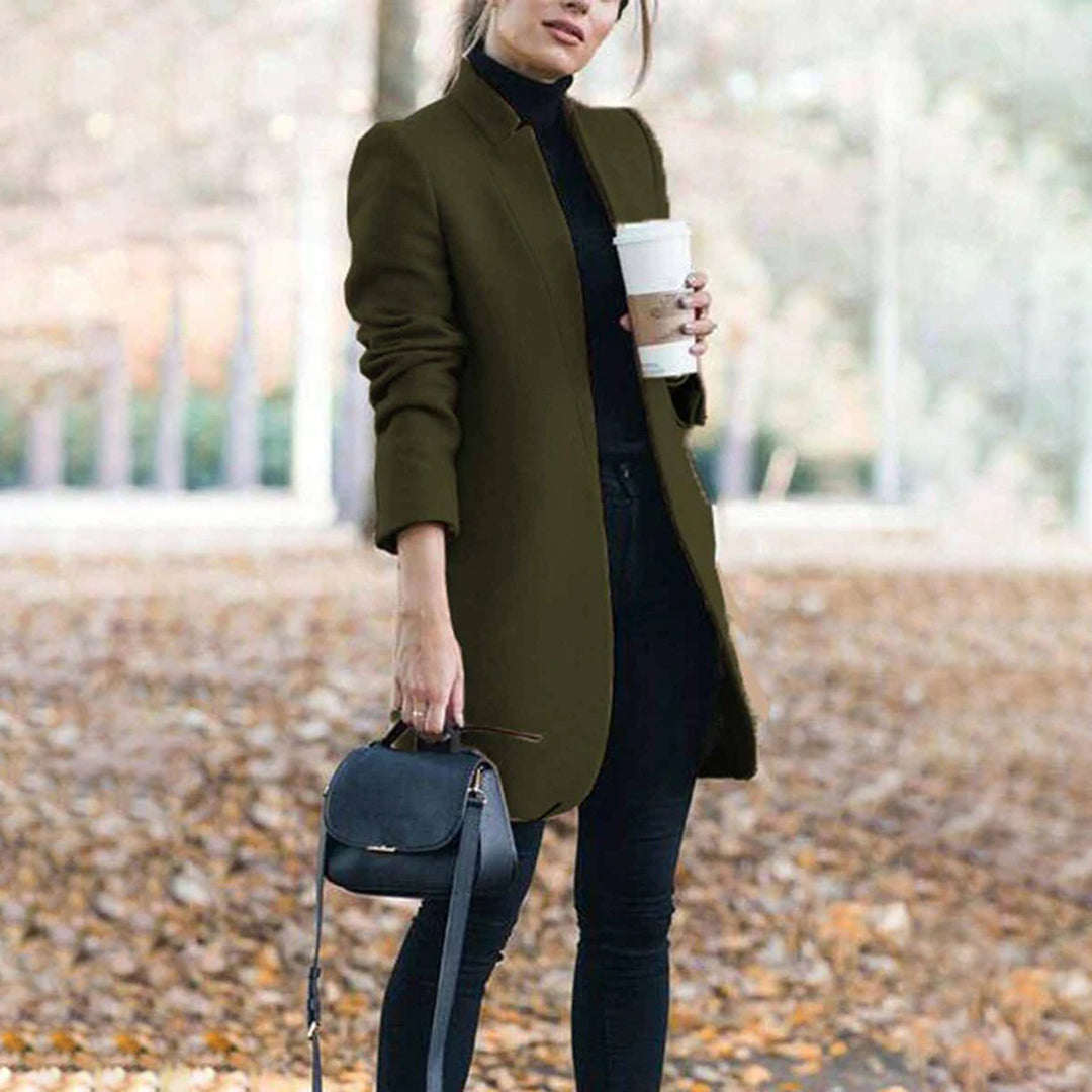Sophie Women's Winter Coat | Minimalist Wool Design, Elegant Fit 4