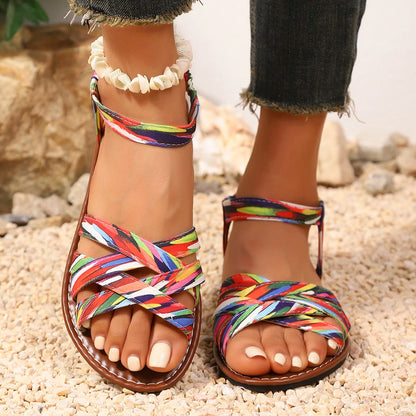 Soraia Unisex Summer Sandals | Handwoven Vegan Material 6