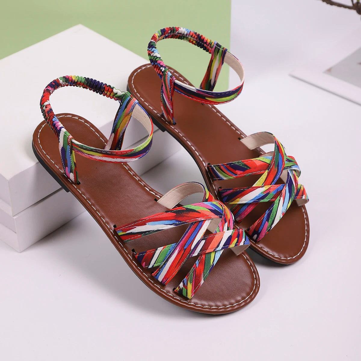 Soraia Unisex Summer Sandals | Handwoven Vegan Material 7