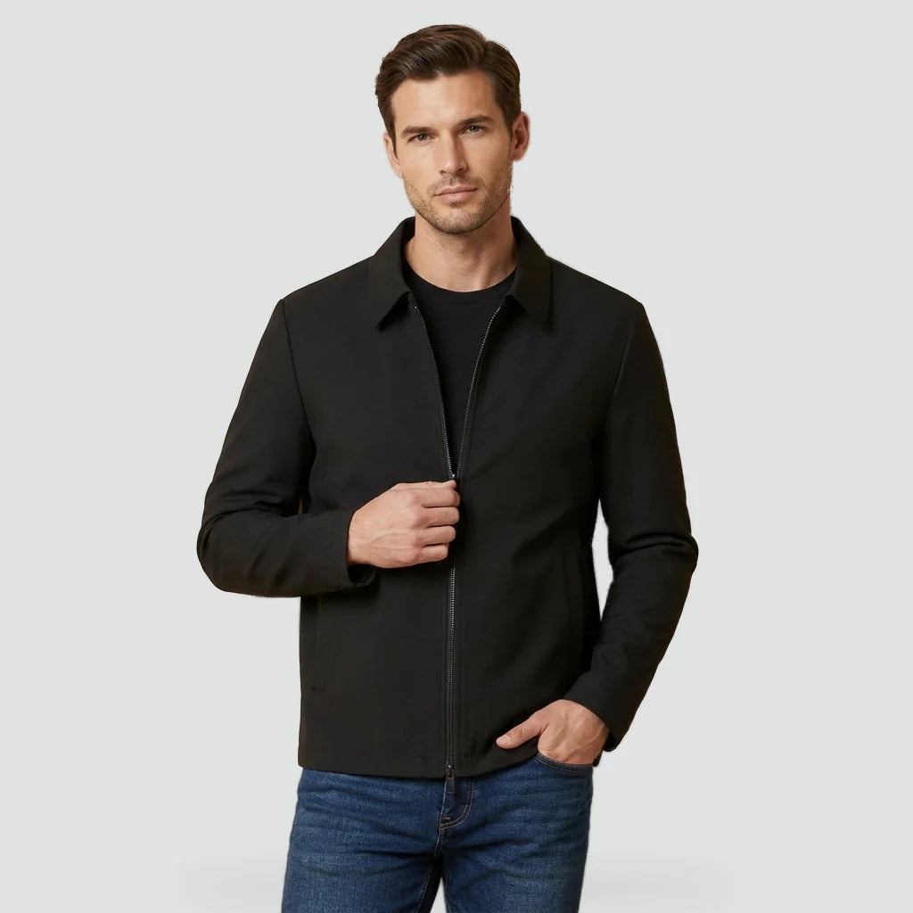 Soren Men's Short Coat | Classic Collar, Straight Fit 0