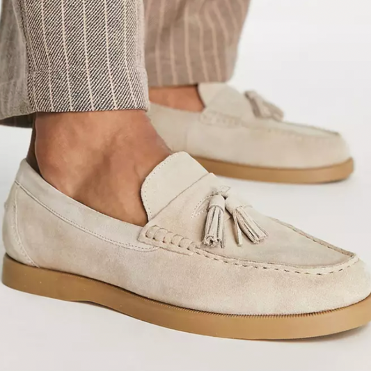 Stylish Men's Brown Loafers | High-Quality Material, Versatile 0