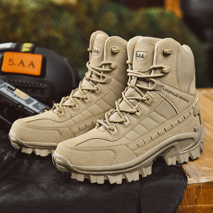 Talon Men's Tactical Work Boots | Waterproof Suede, Non-Slip Safety Boots 0