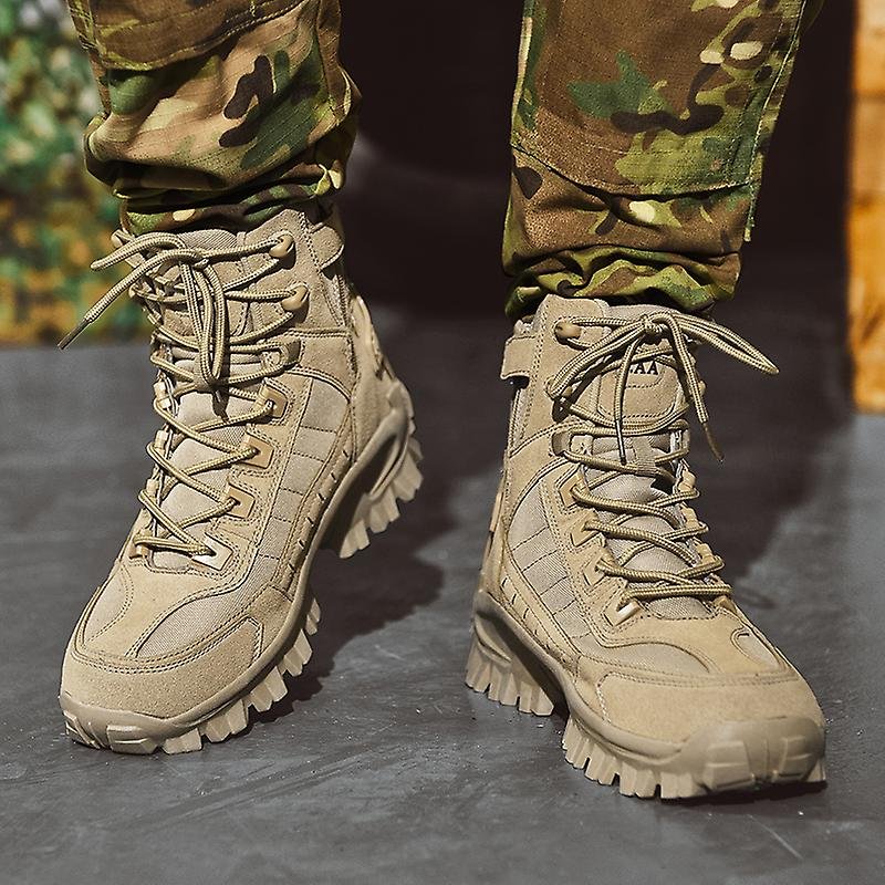 Talon Men's Tactical Work Boots | Waterproof Suede, Non-Slip Safety Boots 2