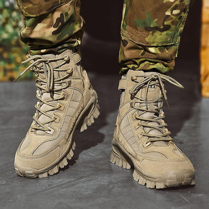 Talon Men's Tactical Work Boots | Waterproof Suede, Non-Slip Safety Boots 2