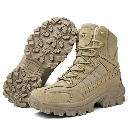 Talon Men's Tactical Work Boots | Waterproof Suede, Non-Slip Safety Boots 7