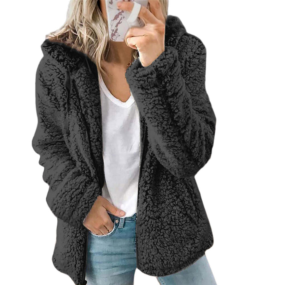 Tara Women's Fleece Jacket | Cozy Teddy Fabric, Casual Outerwear 3